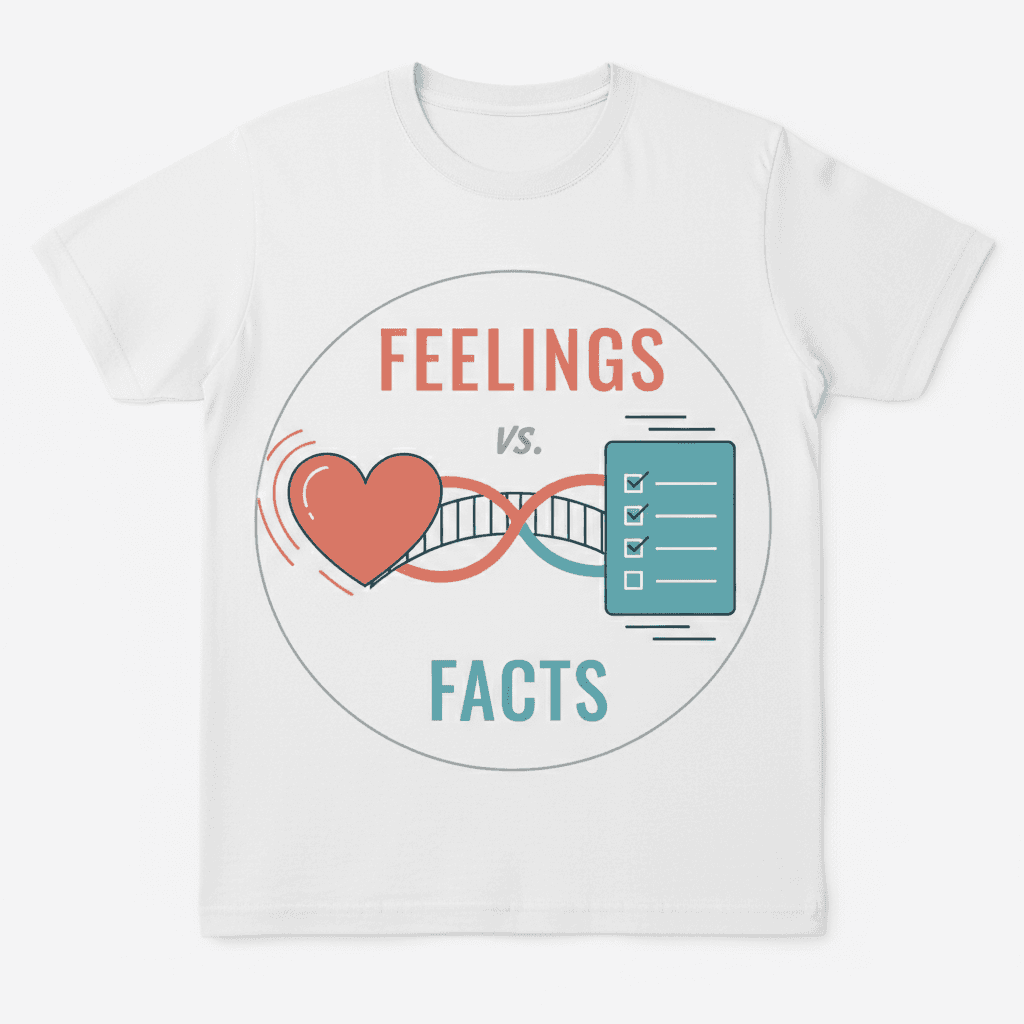 Feelings vs. Facts T-Shirt
