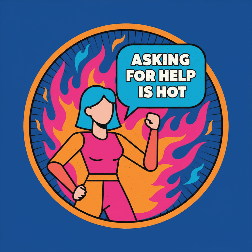 Asking for Help is Hot T-Shirt
