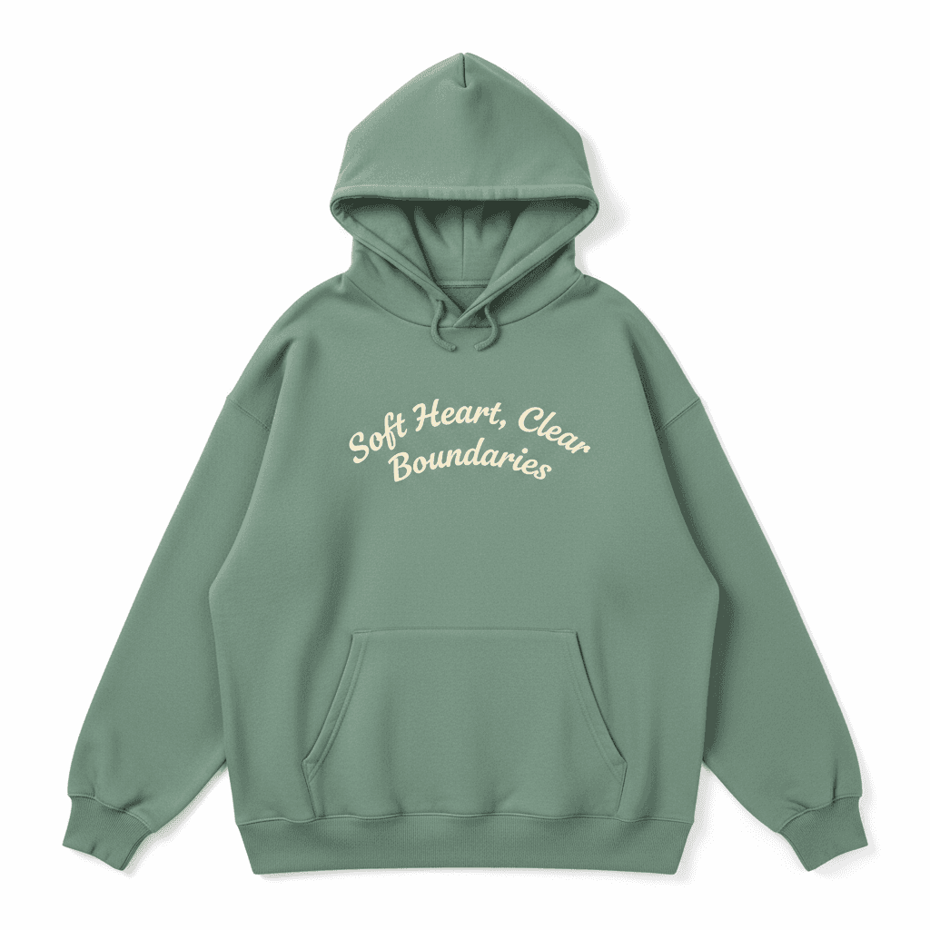 Soft Heart, Clear Boundaries Hoodie