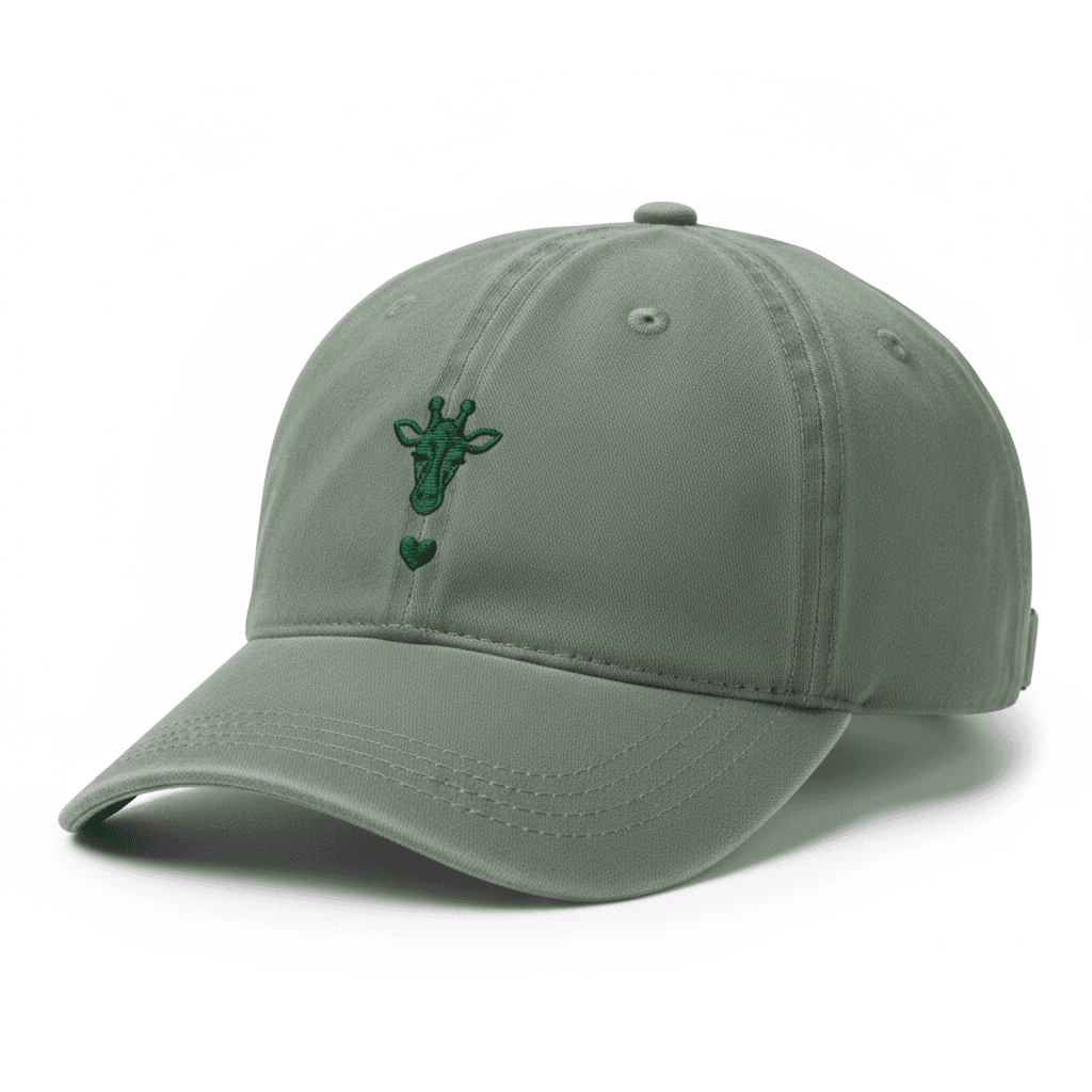 Giraffe Heart Dad Cap